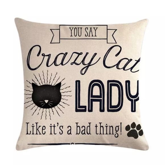 Other - 💕 Crazy Cat Lady Pillowcase